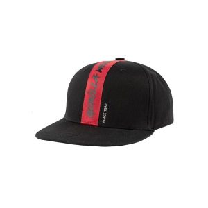 Malone Snapback Czapka - Czarny. Czarne czapki GORILLA WEAR, bez wzorów. Za 144,00 zł.