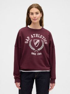 GAP Bluza w kolorze czerwonym rozmiar: M. Czerwone bluzy GAP, m, bez wzorów, bez kaptura. Za 114,17 zł.