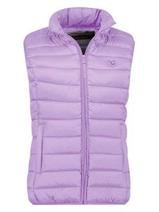 Geographical Norway Kamizelka pikowana "Vatikotal" w kolorze fioletowym rozmiar: XL. Różowe kamizelki Geographical Norway, xl, bez wzorów, bez kołnierzyka, bez ramiączek, bez kaptura. Za 135,49 zł.