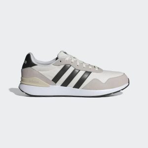 Buty Run 60s 4.0. Białe buty trekkingowe ADIDAS, bez zapięcia. W wyprzedaży za 155,40 zł.