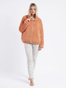 Admas Kurtka pluszowa w kolorze pomarańczowym rozmiar: M. Pomarańczowe kurtki Admas, m, bez wzorów, bez kaptura. Za 130,99 zł.