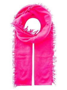 Zwillingsherz Kaszmirowy szal w kolorze różowym - 190 x 75 cm rozmiar: onesize. Różowe szaliki Zwillingsherz, bez wzorów, z kaszmiru. Za 428,43 zł.