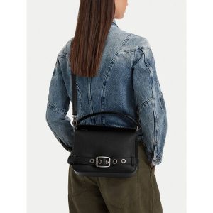 Torebka G-Star. Czarne listonoszki G-Star, bez wzorów, bez dodatków. Za 279,99 zł.