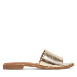 Klapki Lasocki. Żółte klapki Lasocki, bez wzorów, bez obcasa. Za 99,99 zł.