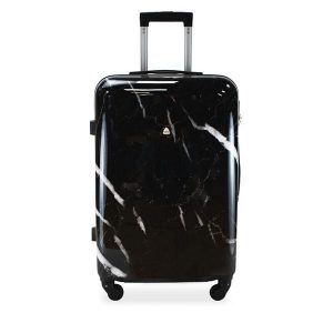 Walizka duża Semi Line. Czarne walizki Semi-line, bez wzorów, duże. Za 249,99 zł.