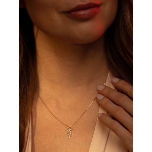 OR ÉCLAT Złota zawieszka "Constellation" z cyrkoniami rozmiar: onesize. Żółte zawieszki OR ÉCLAT, z cyrkonią, złote. Za 282,99 zł.