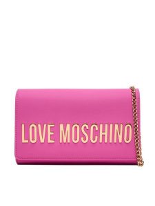 LOVE MOSCHINO Torebka JC4103PP1OKD0604 Różowy. Czerwone torebki klasyczne LOVE MOSCHINO, bez wzorów, ze skóry, bez dodatków. Za 699,99 zł.