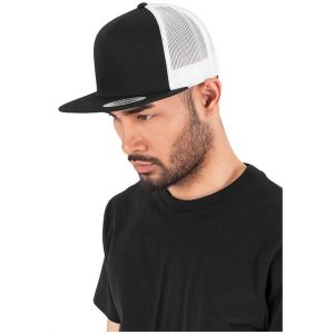 Czapka Flexfit Classique basic. Białe czapki FLEXFIT, bez wzorów. Za 86,50 zł.