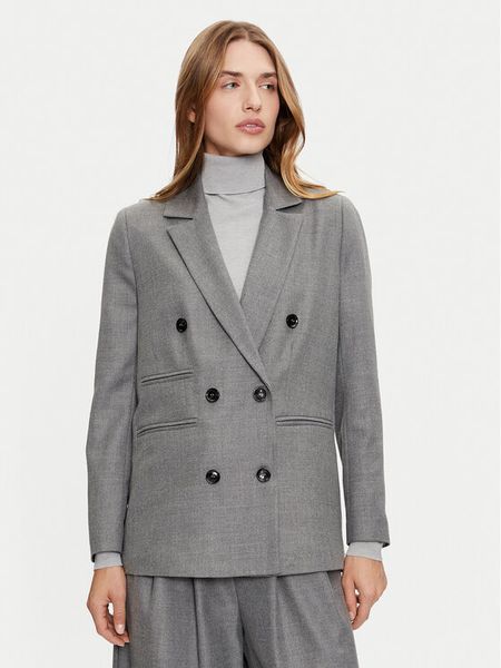 Haveone Marynarka JVI-M032 Szary Regular Fit. Szare marynarki i żakiety Haveone, m, bez wzorów, z syntetyku. Za 389,99 zł.