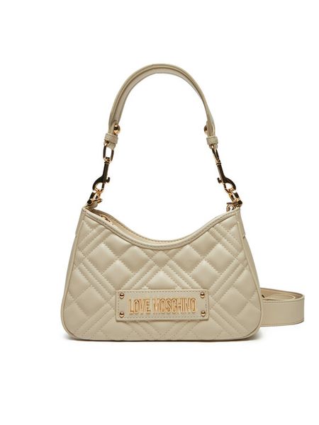 LOVE MOSCHINO Torebka JC4152PP1MLA0110 Kremowy. Białe listonoszki LOVE MOSCHINO, bez wzorów, ze skóry, bez dodatków. Za 459,99 zł.