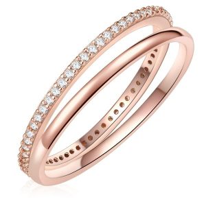 Lulu & Jane Mosiadz Cyrkonia Pierścionki 1 ct Damski. Białe pierścionki Lulu & Jane, z cyrkonią, pozłacane. Za 322,99 zł.