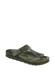 Birkenstock Japonki "Gizeh" w kolorze khaki rozmiar: 42. Brązowe klapki Birkenstock, bez wzorów, z otwartym noskiem, bez obcasa. Za 160,95 zł.