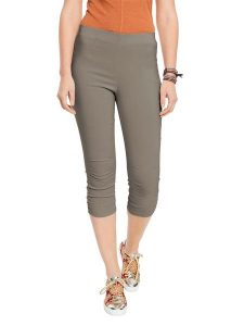 Heine Rybaczki w kolorze oliwkowym rozmiar: 50. Brązowe spodnie z wysokim stanem Heine, bez wzorów, z podwyższonym stanem. Za 126,99 zł.