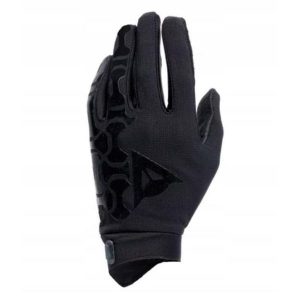 Rękawice rowerowe dla dorosłych Dainese HGR Gloves Black. Czarne rękawiczki Dainese, bez wzorów. Za 229,99 zł.