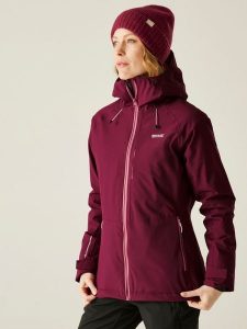 Regatta Kurtka przejściowa "Highton Stretch" w kolorze bordowym rozmiar: 36. Czerwone kurtki Regatta, bez wzorów, bez kaptura. Za 217,53 zł.