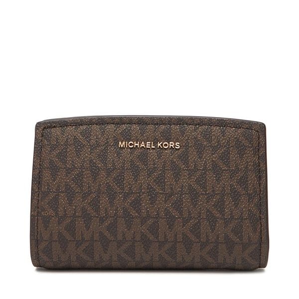 Portfel MICHAEL Michael Kors. Brązowe portfele MICHAEL Michael Kors, bez wzorów. Za 429,99 zł.