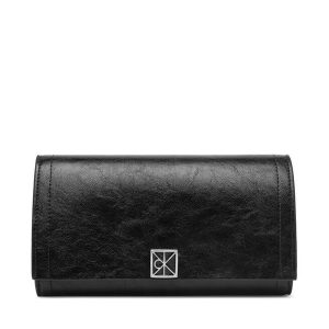 Portfel Calvin Klein. Czarne portfele Calvin Klein, bez wzorów. Za 329,99 zł.