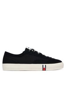 Tommy Jeans Tenisówki Archive Y2K EN0EN03047 Czarny. Czarne trampki Tommy Jeans, bez wzorów, z jeansu, bez zapięcia. Za 369,99 zł.