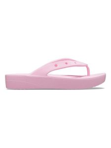 Crocs Japonki "Classic" w kolorze jasnoróżowym rozmiar: 42/43. Różowe klapki Crocs, bez wzorów, bez obcasa, na platformie. Za 86,99 zł.