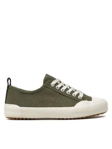 EMU Australia Trampki Hosier W13022 Khaki. Brązowe trampki EMU Australia, bez wzorów, z bawełny, bez zapięcia. Za 389,99 zł.