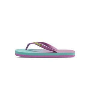 Klapki damskie Hummel Gradient. Fioletowe klapki Hummel, bez wzorów, bez obcasa. Za 111,50 zł.