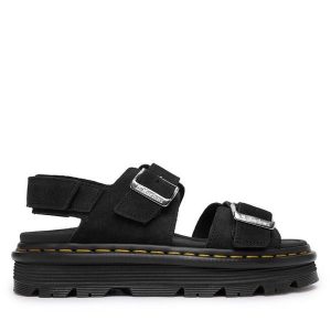 Sandały Dr. Martens. Czarne sandały Dr. Martens, bez wzorów, bez obcasa, na płaskiej podeszwie, bez zapięcia. Za 580,99 zł.