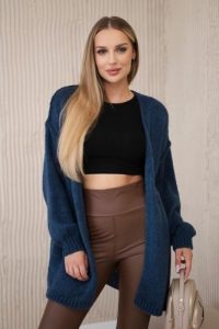 Sweter Kardigan z moherem jeansowy. Kardigany KESI, z jeansu. Za 175,65 zł.