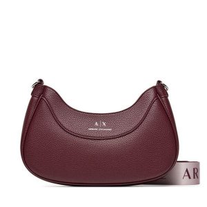 Torebka Armani Exchange. Czerwone torebki klasyczne Armani Exchange, bez wzorów, bez dodatków. Za 569,99 zł.
