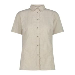 Koszula damska turystyczne CMP 34S6206. Brązowe koszule CMP, s, bez wzorów, bez kołnierzyka, bez ramiączek. Za 236,15 zł.