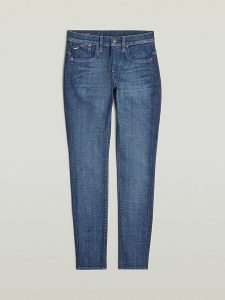 G-Star Dżinsy "Lhana" - Super Skinny fit - w kolorze niebieskim rozmiar: W30/L32. Niebieskie jeansy G-Star, bez wzorów. Za 193,24 zł.