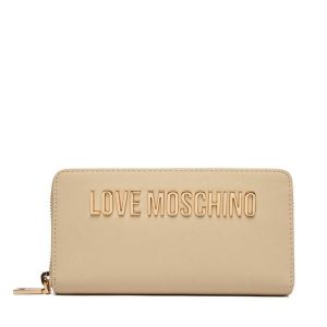 Portfel LOVE MOSCHINO. Brązowe portfele LOVE MOSCHINO, bez wzorów. Za 439,99 zł.