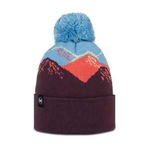 Czapka BUFF KNITTED BEANIE TATIK BURGUNDY. Czerwone czapki Buff, bez wzorów, sportowe. Za 148,30 zł.