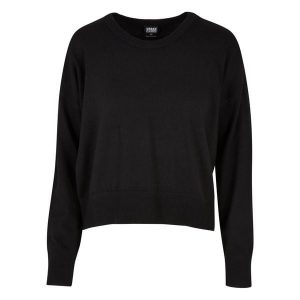 Damski oversizowy sweter Urban Classics EcoVero Basic GT. Czarne swetry klasyczne Urban Classics, na zimę, bez kołnierzyka. Za 267,50 zł.