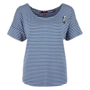 S.Oliver T-Shirt Damski 38 Niebieski. T-shirty marki s.Oliver. W wyprzedaży za 93,00 zł.