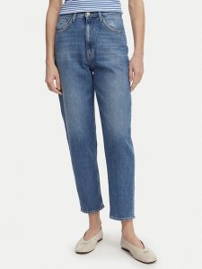 Tommy Jeans Jeansy DW0DW22994 Niebieski Mom Fit. Niebieskie jeansy Tommy Jeans, bez wzorów, z bawełny. Za 409,99 zł.