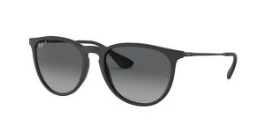 Okulary przeciwsłoneczne Ray-Ban Erika. Czarne okulary przeciwsłoneczne Ray-Ban, okrągłe. Za 619,99 zł.