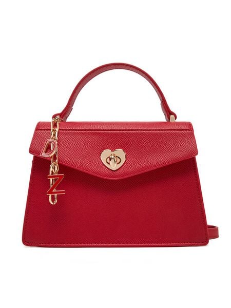 DeeZee Torebka H23701 Czerwony. Czerwone torebki klasyczne DeeZee, bez wzorów, ze skóry, bez dodatków. Za 149,99 zł.