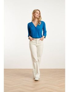 Smashed Lemon Dżinsy - Straight fit - w kolorze białym rozmiar: XL. Białe jeansy Smashed Lemon, bez wzorów. Za 144,95 zł.