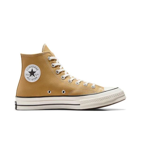 Buty Dorosły Converse Chuck 70 brązowy. Żółte trampki Converse, bez wzorów, bez zapięcia. Za 401,20 zł.