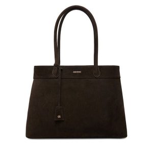 Torebka GINO ROSSI. Brązowe shopper bag Gino Rossi, bez wzorów, bez dodatków. Za 499,99 zł.