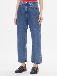 Tommy Hilfiger Jeansy Loose Straight Rw Lea WW0WW40637 Niebieski Loose Leg. Niebieskie jeansy TOMMY HILFIGER, bez wzorów, z bawełny. Za 489,99 zł.