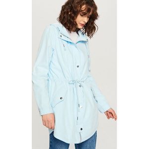 Parka - Niebieski. Niebieskie kurtki marki Reserved. W wyprzedaży za 89,99 zł.