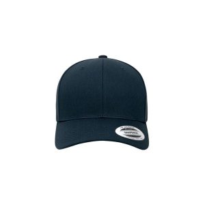 Bawełniana czapka Flexfit Retro. Niebieskie czapki FLEXFIT, bez wzorów, z bawełny, retro. Za 132,00 zł.