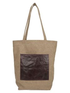 SPARWELL Shopper bag w kolorze beżowym rozmiar: onesize. Brązowe shopper bag SPARWELL, bez wzorów, z materiału, na ramię, bez dodatków. Za 86,99 zł.