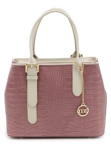 Mia Tomazzi Skórzana torebka w kolorze jasnoróżowo-beżowym - 41 x 24 x 11 cm rozmiar: onesize. Brązowe torebki klasyczne Mia Tomazzi, bez wzorów, z materiału, przez ramię, bez dodatków. Za 347,99 zł.