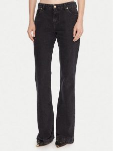 Just Cavalli Jeansy 79PAB5F3 CDWC8 Czarny Flare Fit. Czarne jeansy Just Cavalli, bez wzorów, z bawełny. Za 579,00 zł.