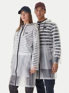 Hunter Kurtka przeciwdeszczowa Andrea HARU0003261 Przezroczysty Regular Fit. Kurtki Hunter, xs, bez wzorów, z syntetyku, bez kaptura. Za 469,99 zł.