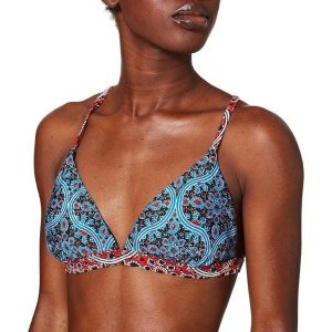 Góra od bikini damska Superdry Boho T Back Tri Bikini Top. Niebieskie bikini Superdry, bez wzorów, z elastanu. Za 100,05 zł.