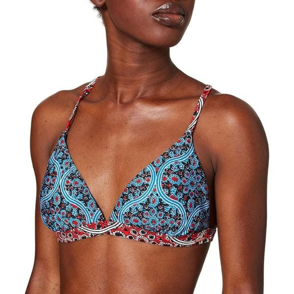 Góra od bikini damska Superdry Boho T Back Tri Bikini Top. Niebieskie bikini Superdry, bez wzorów, z elastanu. Za 100,05 zł.