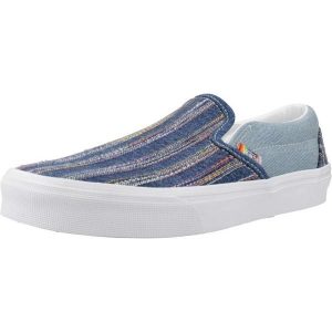 Buty VANS CLASSIC SLIP-ON 2GETHE Niebieski. Niebieskie trampki Vans, bez wzorów, z tkaniny, bez zapięcia. Za 261,99 zł.